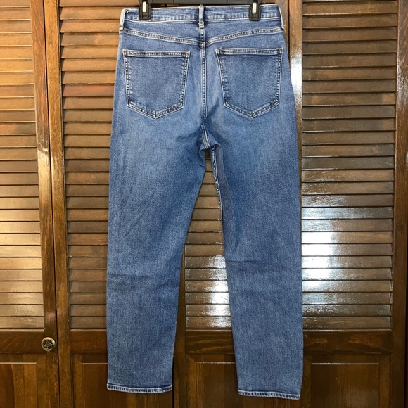 Gap Cigarette High Rise Straight Leg Denim Jeans Size 12 Regular - Picture 5 of 8